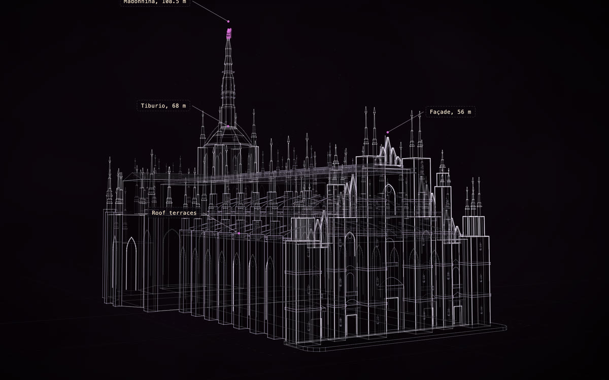 Duomo di Milano, a holographic construct