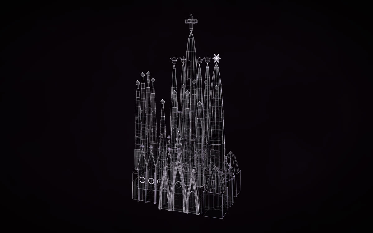 Sagrada Família, a holographic construct